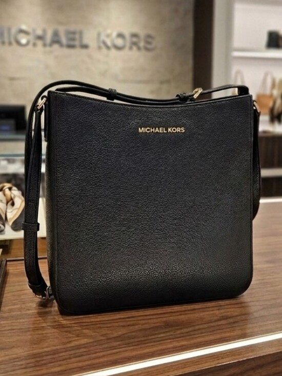 Michael Kors Other - Michael Kors Black Pebbled Leather Large Jet Set Crossbody